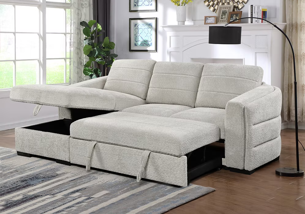 IF-9085 / IF-9086 — Sectionnel canapé-lit avec rangement