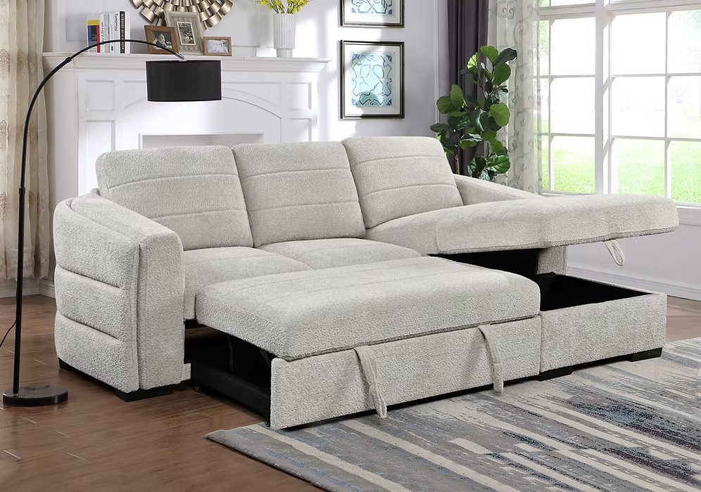 IF-9085 / IF-9086 — Sectionnel canapé-lit avec rangement