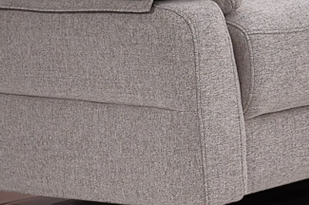 IF-8026 — Ensemble de salon moderne en tissu beige performance