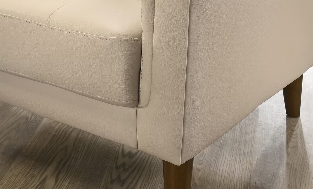 IF-8012 — Ensemble de salon moderne en cuir crème beige