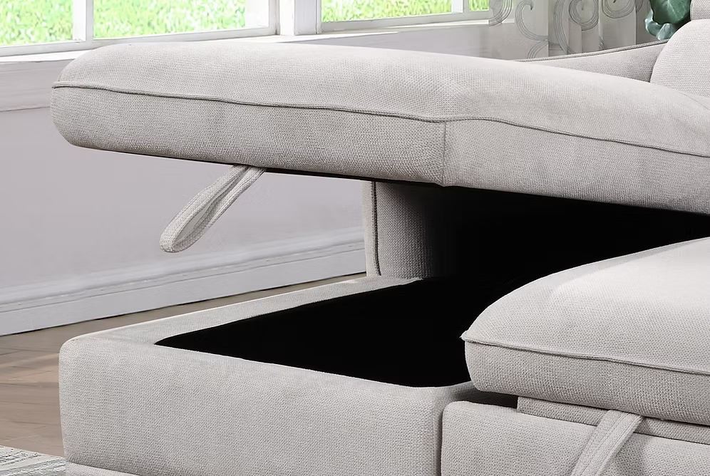 IF-9085 / IF-9086 — Sectionnel canapé-lit avec rangement